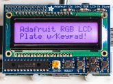   Raspberry PI kijelző RGB pozitív 16x2 LCD + billentyűzet KIT i2c interfésszel