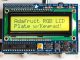 Raspberry PI kijelző RGB pozitív 16x2 LCD + billentyűzet KIT i2c interfésszel