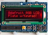   Raspberry PI kijelző RGB negatív 16x2 LCD + billentyűzet KIT i2c interfésszel