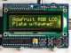 Raspberry PI kijelző RGB negatív 16x2 LCD + billentyűzet KIT i2c interfésszel