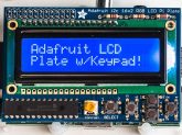   Raspberry PI kijelző kék/fehér 16x2 LCD + billentyűzet KIT i2c interfésszel