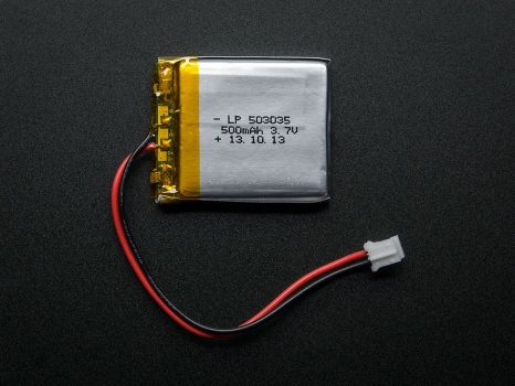 Lithium Ion Polymer Akkumulátor - LiPo 3.7v 500mAh