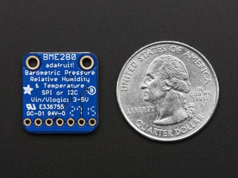 Bosch BME280 hőmérséklet-, páratartalom-, légnyomás-mérő szenzor (I2C/SPI)