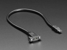   Beépíthető USB Micro B Male to Micro B Female kábel - 23cm