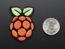 Ruhára vasalható Raspberry PI jelvény