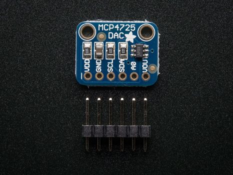 12 bites DAC I2C interfésszel Raspberry PI-hez - MCP4725