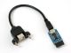Beépíthető USB B Male - miniUSB Female kábel - 23cm