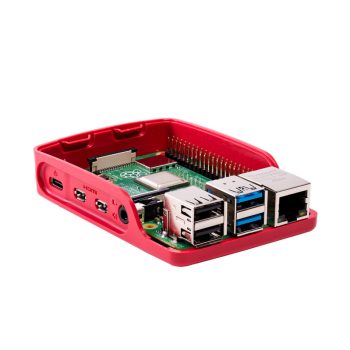 Hivatalos Raspberry PI 4 / 2GB csomag - aktív hűtés nélkül -  32GB sd, piros/fehér