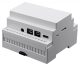 DIN ház - Raspberry PI 4 modellekhez - szürke fedővel