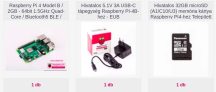   Raspberry PI4B 2GB - Hivatalos tápegységgel - Telepített hivatalos 32GB microSD kártyával NOOBS