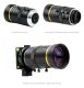 Raspberry Pi High Quality Camera - ZOOM KIT - HQ kamera , 8-50 mm  ZOOM Lens 3MP optika csomag