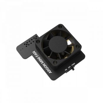 Argon mini ventillátor Raspberry PI3 PI4 modellekhez beépített nagyfelületű hűtőbordával