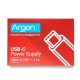 Argon ONE Pi 4 tápegység Argon ONE V2 és Argon ONE M.2 házakhoz - USB-C 5.25V 3.5A 18W - EUB