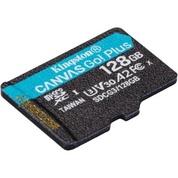 KINGSTON 128GB micSDHC Canvas Go! Plus 170R A2 C10 - Telepített rendszerrel PI5-höz