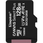   KINGSTON 128GB micSDHC Canvas Select Plus 100R A1 C10 - Telepített rendszerrel PI5-höz