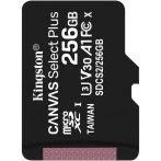   KINGSTON 256GB micSDHC Canvas Select Plus 100R A1 C10 - Telepített rendszerrel PI5-höz