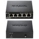 D-LINK SWITCH 5X1000MBPS FÉMHÁZAS DESKTOP - DGS-105/E