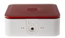   Quattro Case 120 x 120 x 55mm Fehér/Piros Ház Raspberry Pi 2, Pi 3, Pi 3B+-hoz