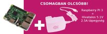 Raspberry PI 3 + Hivatalos 5.1V 2.5A tápegység