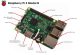 Raspberry Pi 3 Model B 64bit 1.2GHz Quad-Core  beépített Bluetooth4.1 és 802.11 b/g/n WIFI
