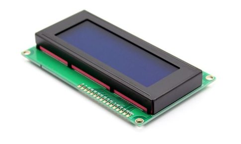 HD44780 kompatibilis 20x4 karakteres LCD kijelző - kék