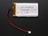 Lithium Ion Polymer Akkumulátor - LiPo 3.7v 1200mAh