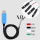 PL2303TA USB-TTL Serial Debug kábel / Konzol kábel (100cm) WinXP/7/8/10
