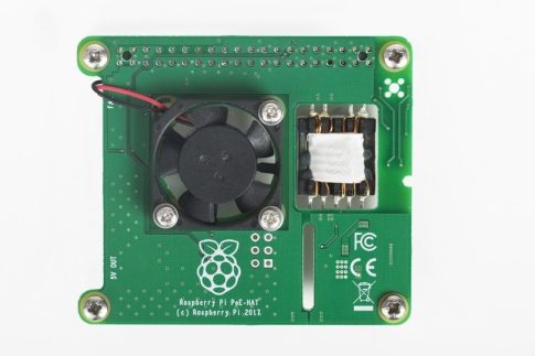 PoE (Power over Ethernet) HAT tápmodul Raspberry PI 3B+ 4B -hez