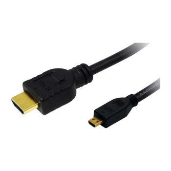 HDMI (A típus) - Micro HDMI (D típus), HDMI 1.4 kábel 1.5m Raspberry PI 4-hez