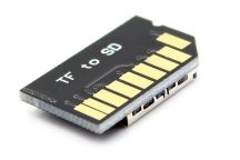 "Low-profile" microSD adapter Raspberry Pi-hez