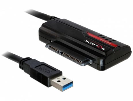 Delock SATA III - USB 3.0 konverter HDD-khez - SATA 6 Gb/s 22 pin > USB 3.0-A - ASMEDIA chipset