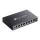 TP-LINK Switch 8x1000Mbps(8xPOE+) Fémházas (Omada), DS108GP