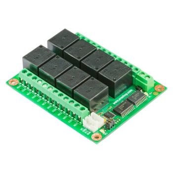 RL812M - I2C Relé 12V 10A PCF8574