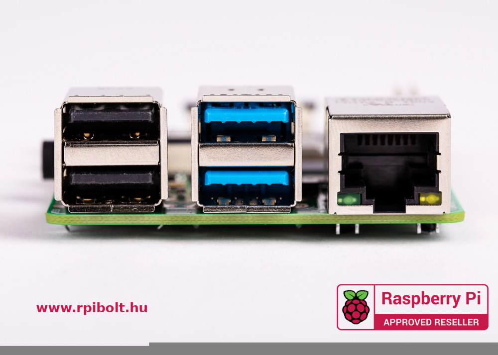 Raspberry Pi 4 Model B / 4GB - 64bit 1.5GHz Quad-Core / Blue