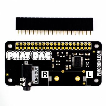 pHAT DAC - audio modul 24-bit  192KHz I2S interfész