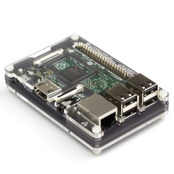 Pibow Coupé Ninja ház (Raspberry PI-3B+, PI-3, PI-2, B+)