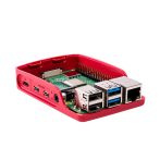   Hivatalos Raspberry PI ház - Raspberry PI 4B-hez Fehér/piros