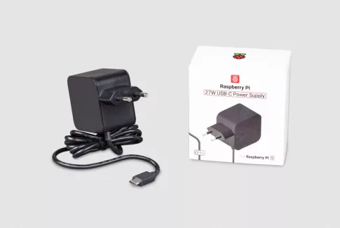 Raspberry Pi 27W USB-C Tápegység Raspberry PI 5 számítógéphez – Fekete (EUB) Raspberry Pi 27W USB-C Tápegység Raspberry PI 5 számítógéphez – Fekete (EUB)