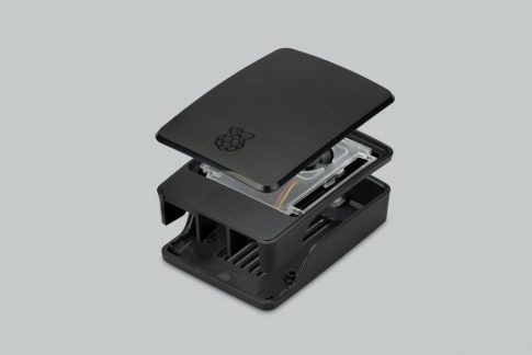 Hivatalos ház Raspberry PI 5 számítógéphez Szürke/Fekete