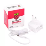 Hivatalos 5.1V 3A USB-C 15W tápegység Raspberry PI-4B-hez - EUW Hivatalos 5.1V 3A USB-C 15W tápegység Raspberry PI-4B-hez - EUW