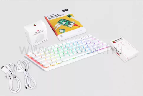 Hivatalos Raspberry Pi 500+ KIT (UK) -  (PI500+ / 16GB RAM/ 256GB SSD / UK Layout / 27W Type-C (EU) / microHDMI / Egér / Guide /)