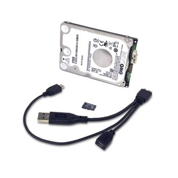 WD PiDrive 375GB Foundation Edition - ajándék microSD-vel és WD PiDrive kábellel USB3.0
