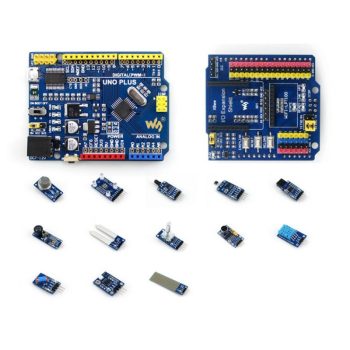UNO PLUS Szenzor csomag - 13 féle érzékelő Arduino kompatibilis UNO PLUS vezérlővel