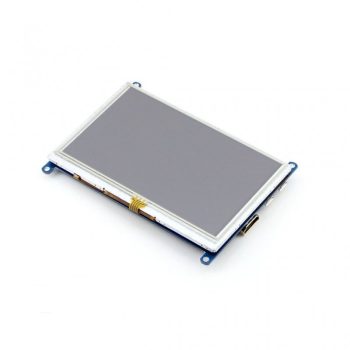 5 inch HDMI LCD, beépíthető, 800×480, rezisztív érintőpanel
