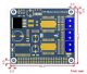 DC Motor / Léptetőmotor meghajtó PI-HAT modul alaplapi infravevővel 7V~40V max 5A