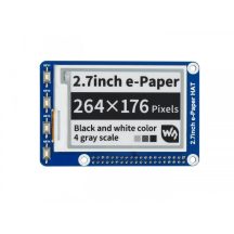   2.7inch E-Ink display HAT - 264x176 felbontású Raspberry Pi-hez