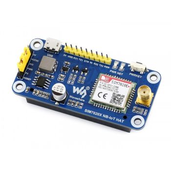 NB-IoT mobilkommunikációs HAT modul Raspberry Pi-hez, SIM7020E FDD-LTE sávok, LWM2M/COAP/MQTT/TCP/UDP/HTTP/HTTPS támogatás