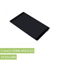   5.5inch HDMI AMOLED Kapacitiv érintőkijelző, 1920x1080, karcálló üveggel Raspberry PI-hez