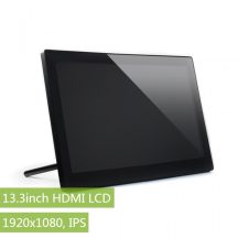   13.3inch HDMI LCD, 1920x1080, IPS , Kapacitív érintőkijelző, Audio , edzett üveg előlappal