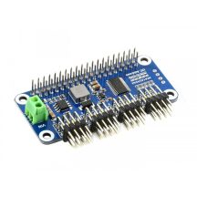 Servo Driver HAT Raspberry Pi-hez, 16-Channel, 12-bit, I2C